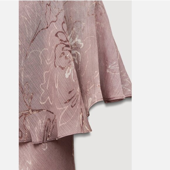 Zara Printed cape dress zw collection Sizes M, L NEW WITH TAG! - Picture 8 of 11